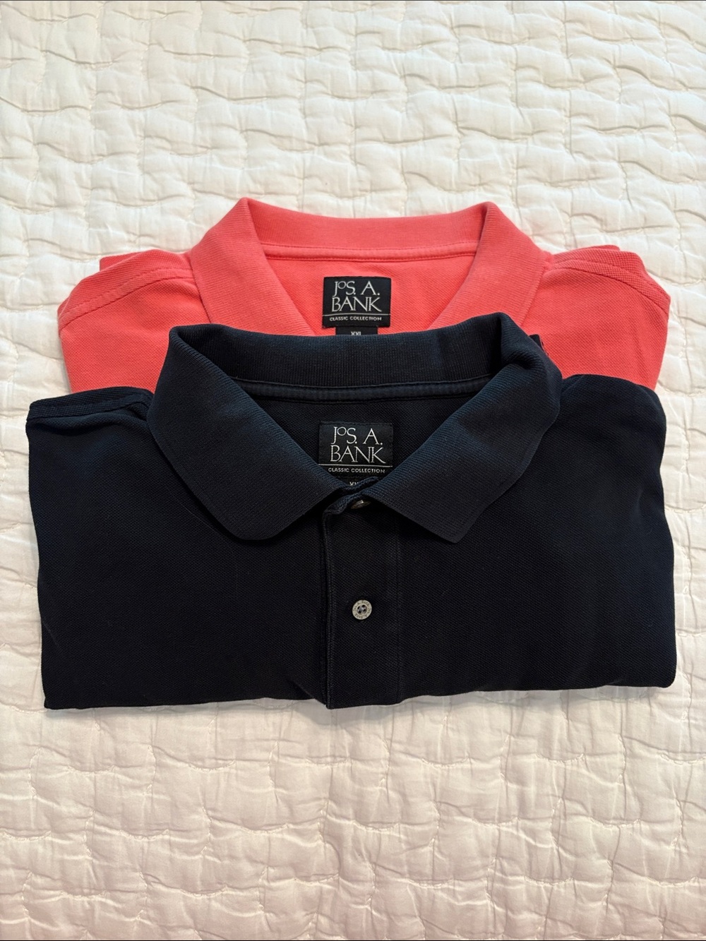 2 Pack of Men’s XXL Jos. A. Bank Short Sleeve Polos